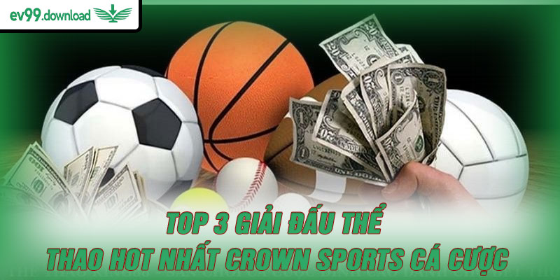 Top 3 giải đấu thể thao hot nhất Crown Sports cá cược
